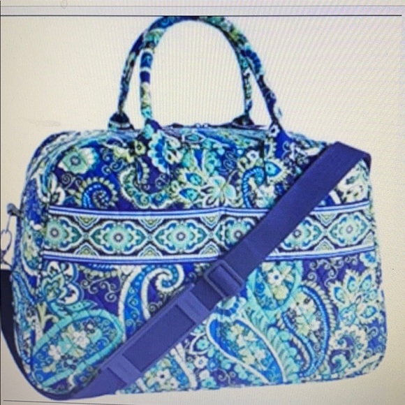Vera Bradley Handbags - Vera Bradley Rhythm and Blues Weekender Bag